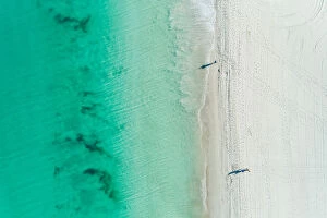 Drone Aerial Views Collection: Summer Sandy Beach Aerial