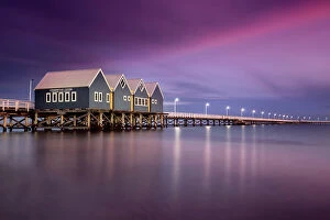 Images Dated 4th March 2020: Sunrise at Busselton Jetty, Busselton, Western Australia
