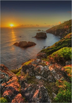 Sunrise at Cooks memorial on the coastline of the National Park, Norfolk Island Sunrise at Cooks memorial on the coastline of the National Park, Norfolk Island