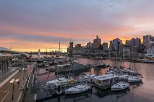 Building Exterior Prints: Sunrise at Darling Harbour