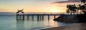 Daniel Osterkamp Collection: Sunrise at Jetty pier in Townsville, Queensland, A