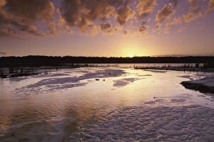 Natphotos Collection: Sunrise Over Lake Boomanijn, Fraser Island, Queensland, Australia
