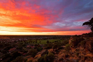 Kathryn Diehm Collection: sunrise from lookout in country nsw