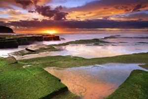 Landscape Puzzles Collection: Sunrise at Turrimeta Beach