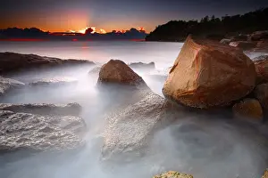 Yury Prokopenko Prints: Sunrise at Whale Beach