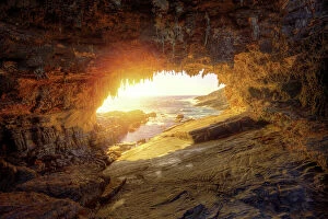Artie Ng Collection: Sunset at Admirals Arch, Flinders Chase National Park, Kangaroo Island, South Australia