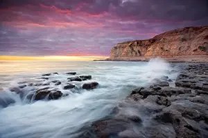 Sunset at Aldinga Beach, Fleurieu Peninsula, Onkaparinga, Adelaide, South Australia