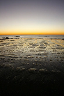 Sunset at Barn Hill Station near Broome showing of the mudflats