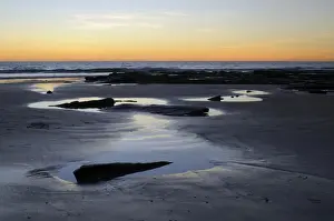 Human Settlement Prints: Sunset on the beach in Broome, Australia
