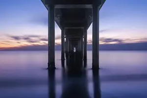 Artie Ng Prints: Sunset at Brighton Jetty, Adelaide, South Australia