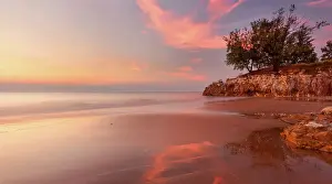 Sunset over Casuarina Beach
