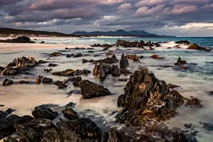 Clear Water Prints: Sunset at Fitzerald Beach at Mamang trail in Fitzerald River National park in Western Australia