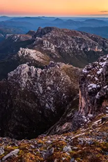 Sunset at the top of Frenchmans Cap