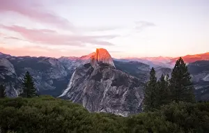 Viewpoint Prints: Sunset at Glacier point, Yosemite National Park