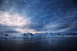 Images Dated 13th February 2016: Sunset At Le Maire Strait, Antarctica