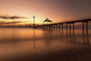 Images Dated 2020 September: Sunset View of Brighton Jetty, Adelaide, South Australia