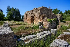 Facade Prints: The SW Building Ruins of Leonidaion, Olympia, Greece