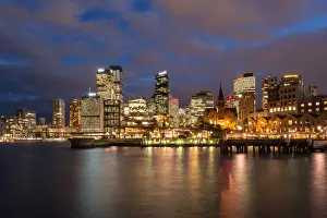 Naphak Modhiran Prints: Sydney city and darling harbor