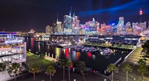Wales Prints: Sydney City at night