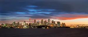 Naphak Modhiran Prints: Sydney city during twilight
