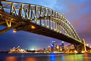 Opera House Prints: Sydney Harbour bridge