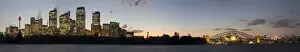 Sydney Harbour panorama at dusk