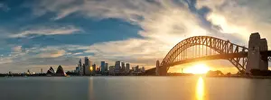 Sydney Harbour Sunset Panorama
