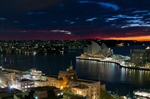 Images Dated 29th April 2014: Sydney Harbour and Sydney Opera House at dawn