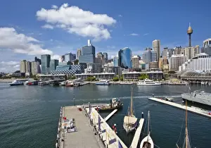 Sydney skyline Darling Harbour