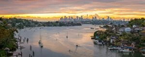 Images Dated 19th September 2016: Sydney Sunrise take from Gladesville Bridge