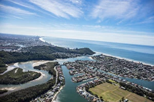 Images Dated 6th December 2018: Tallebudgera Creek, Palm Beach Aerial