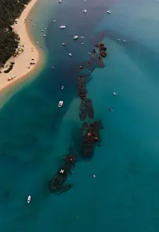 Tangalooma, Morton Island, from the air