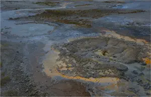 Thermal area, Yellowstone National Park, Wyoming, western United States of America
