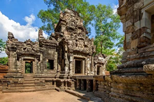 Images Dated 17th April 2009: Thommanon Temple, Angkor, Siem Reap, Cambodia