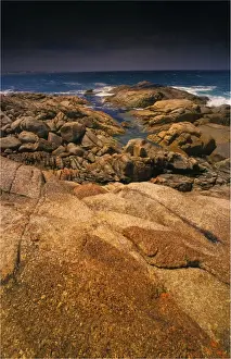 Rocky Terrain Prints: A threatening sky on the west coast of Tasmania, Australia