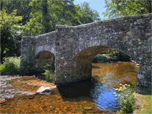 1970 1979 Prints: Tingle bridge, Devon, England, United Kingdom