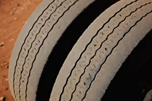 Detail of two tires