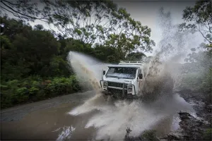 Accidents And Disasters Prints: Travelling by 4WD on king Island