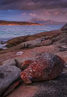 Trousers point dusk, Flinders Island, Bass Strait, Tasmania, Australia