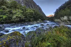 The Tutoko river, Fjordland national park, South Island, New Zealand