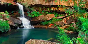 Amazing Landscapes By Andre Distel Prints: Upper Gledhill Falls, Ku-Ring-Gai National Park