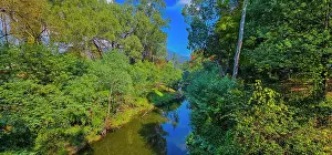 Ian Rolfe's Southern Lightscapes Prints: The vibrant autumn colours aound the town of Bright, Ovens Valley, Victoria, Australia