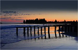 Images Dated 21st November 2010: Victor Harbour sunset, Fleurieu Peninsula South Australia