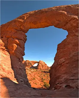 A view of Arches National Park, which is situated in the South-western region of the United States, in the state of Utah
