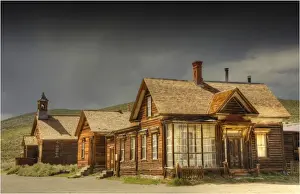 A view of Bodie, an abandoned historic mining town in the Sierra Nevadas of California