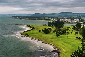 Rural Scene Prints: View to Burnie, Tasmania from Fossil Bluff