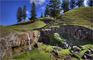 Flowing Water Prints: A view of Cockpit waterfall