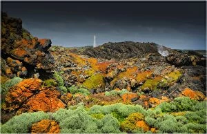 Images Dated 2nd November 2010: View to Currie lighthouse, King Island, Bass Strait, Tasmania, Australia