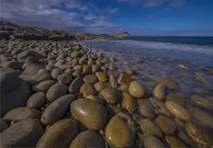 Images Dated 31st March 2017: A view of Egg beach on the west coastline of Flinders Island