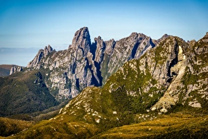 View to Federation Peak in Eastern Arthur Range, Southwest Tasmania View to Federation Peak in Eastern Arthur Range, Southwest Tasmania
